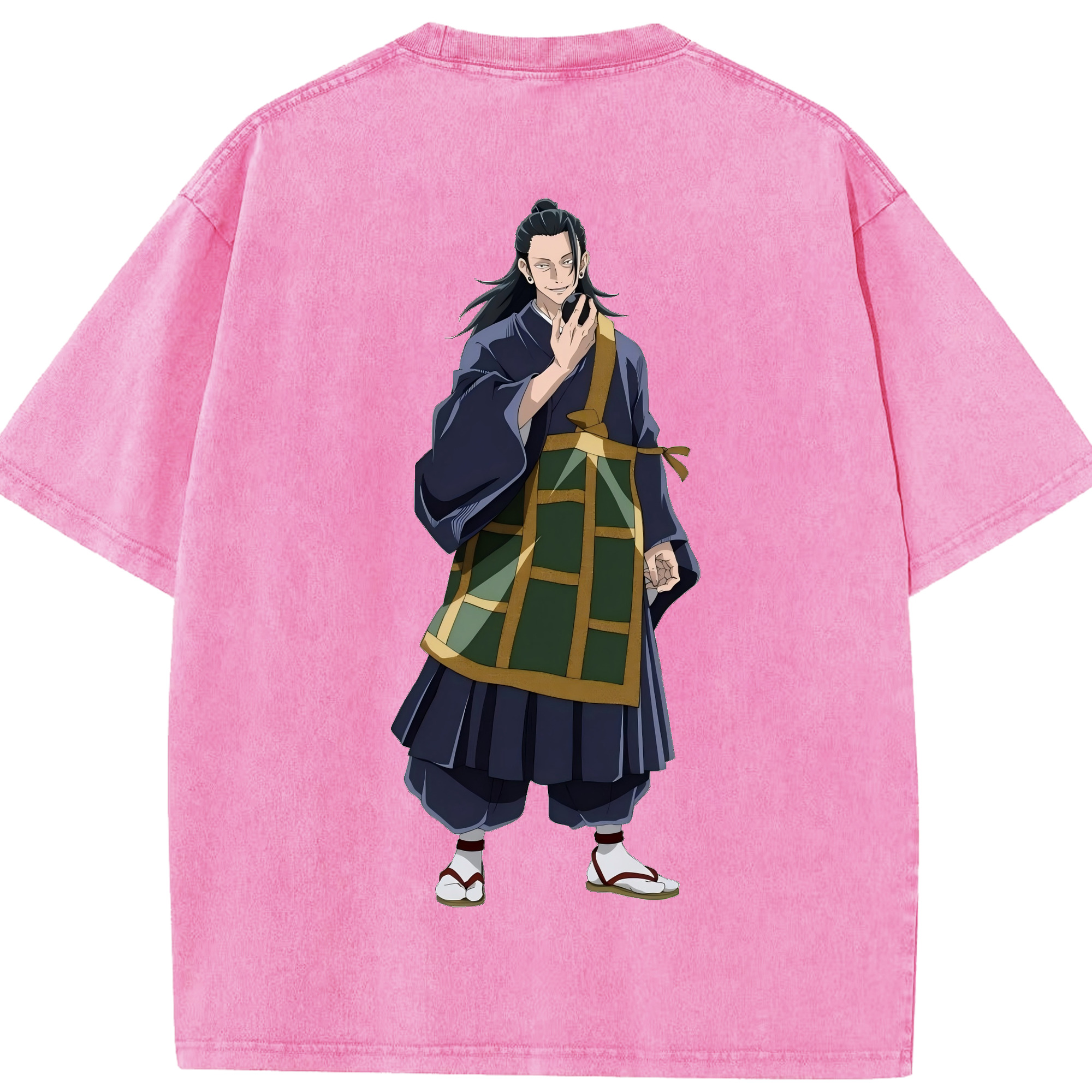（画像用） 呪術廻戦 Jujutsu Kaisen 綿100% ヴィンテージ風 半袖Tシャツ（背面プリント）